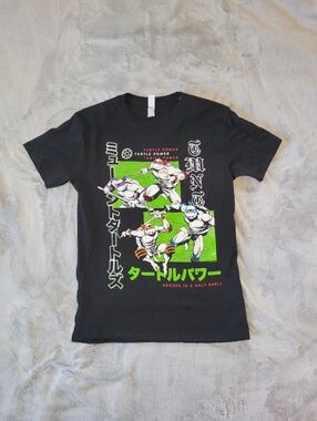 Teenage Mutant Ninja Turtles Mens Medium Graphic Print Short Sleeve Tshirt TMNT